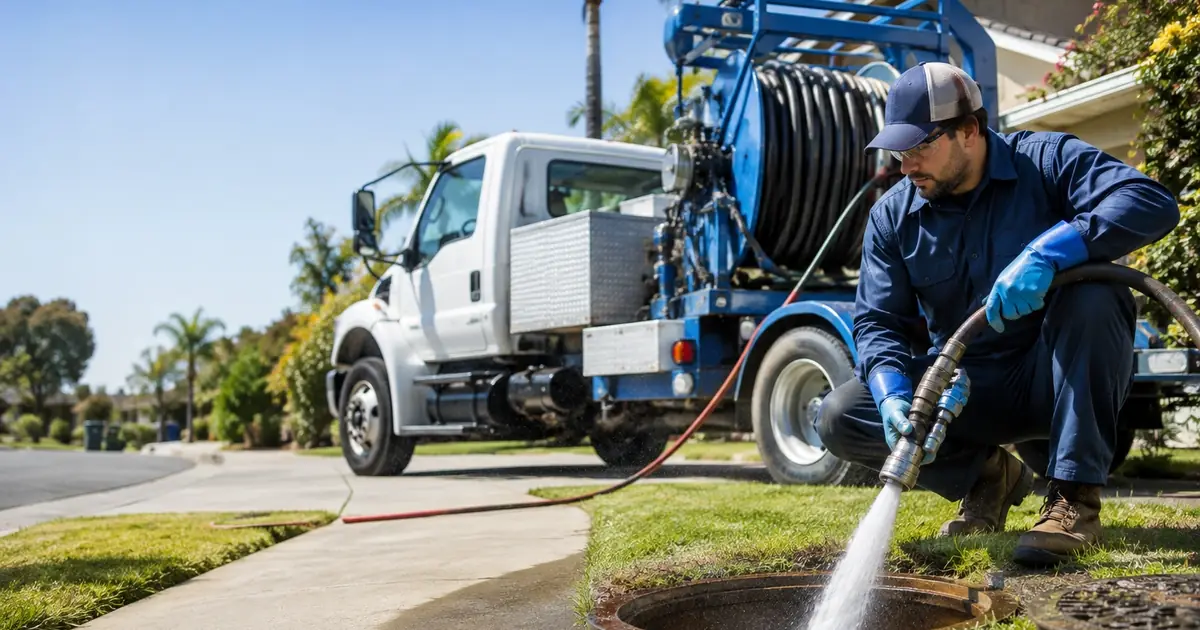 Hydro jet sewer cleaning Pismo Beach