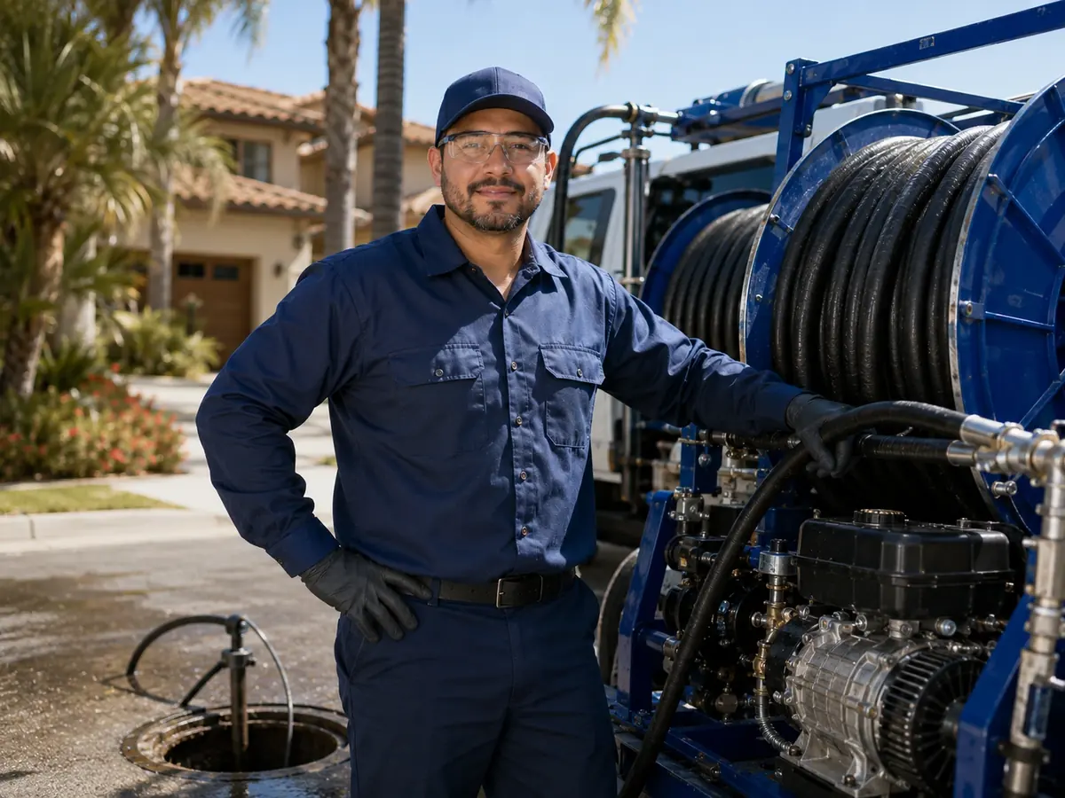Hydro jet sewer cleaning in Pismo Beach