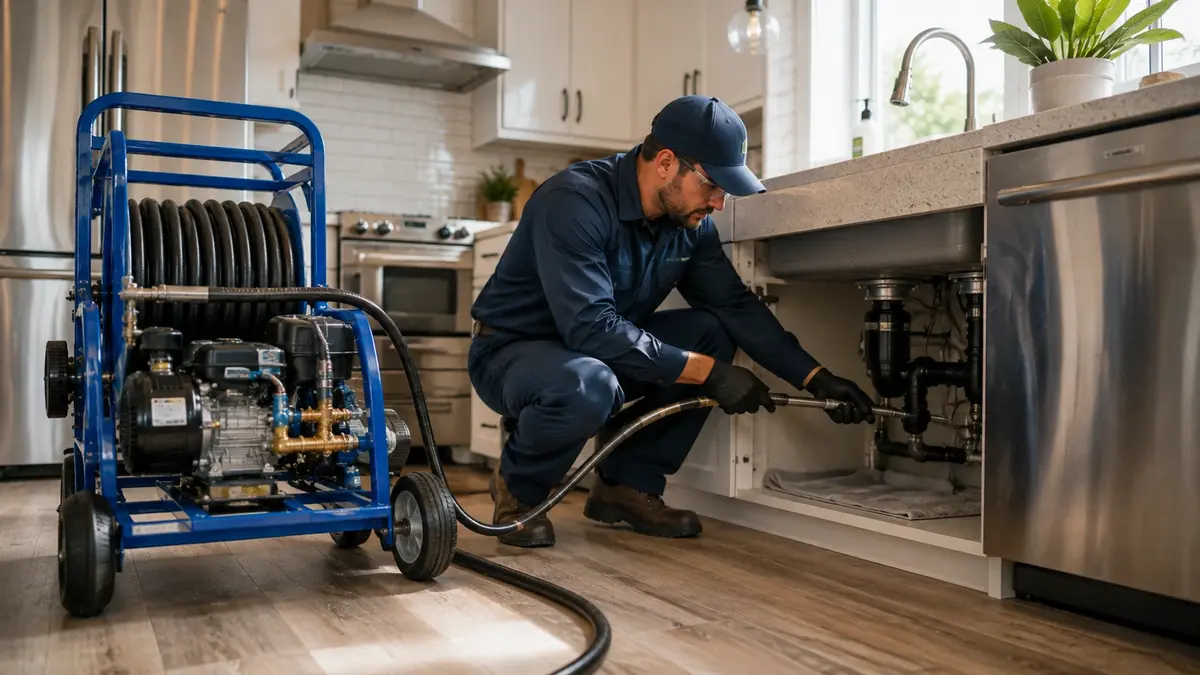 Kitchen Drain Hydro Jetting in Pismo Beach