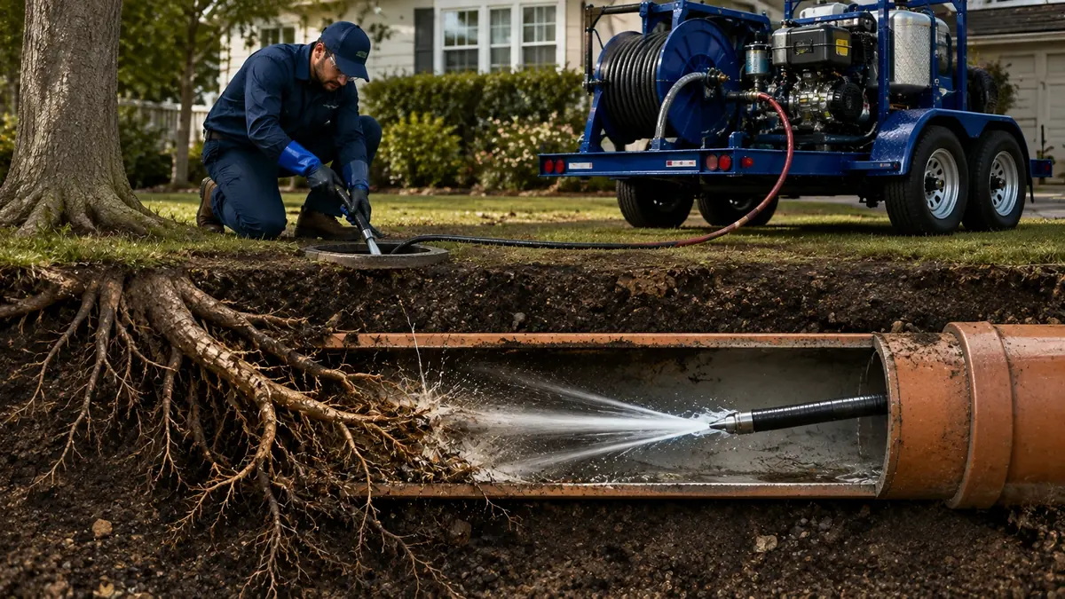 Tree Root Removal with Hydro Jetting in Pismo Beach